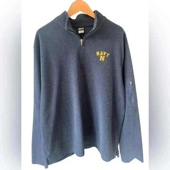 Gear Navy Men’s Blue Quarter Zip Pullover Size XXL - Picture 3 of 7